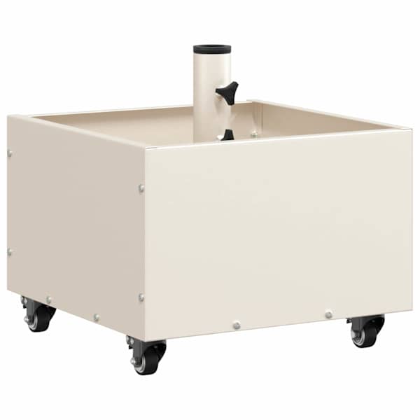 vidaXL P&auml;ikesevarju jalg Valge 45 x 45 x 45 cm Teras