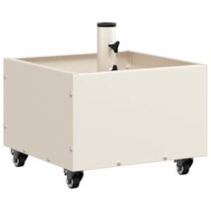 Základna pro slunečník Bílá 45 x 45 x 45 cm Ocel - obrázek 2