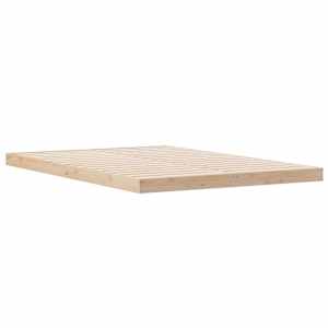 Rám postele Přírodní 213,5 x 104 x 9 cm Masivní borové dřevo - obrázek 4