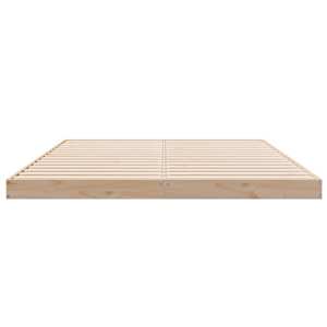 Rám postele Přírodní 213,5 x 104 x 9 cm Masivní borové dřevo - obrázek 5
