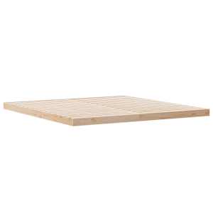 Rám postele Přírodní 213,5 x 104 x 9 cm Masivní borové dřevo - obrázek 4
