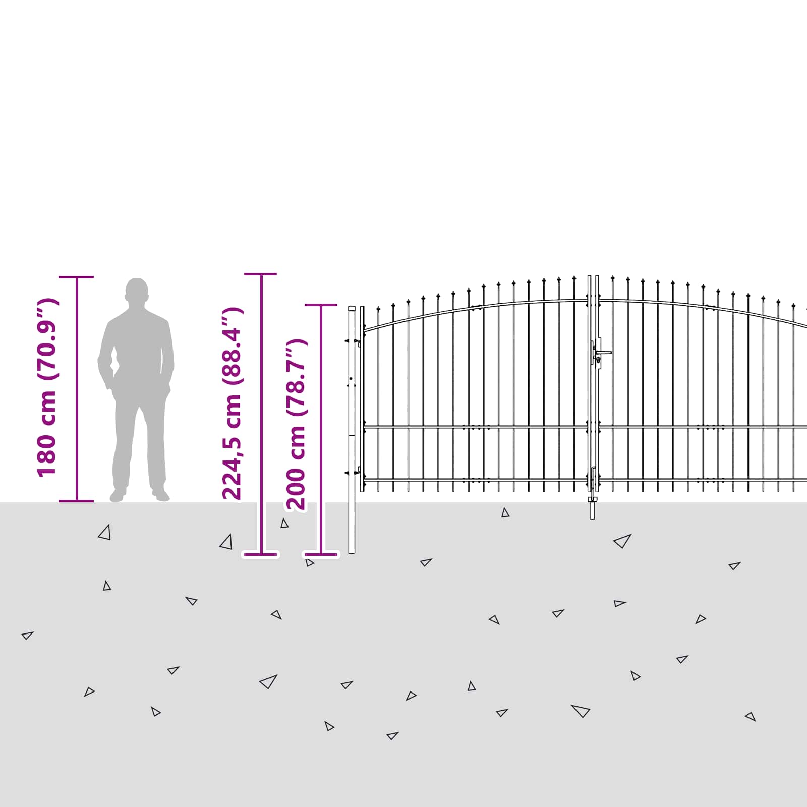 Haveport Sort 100 x 500 cm 8 8721288581969 wbg siz