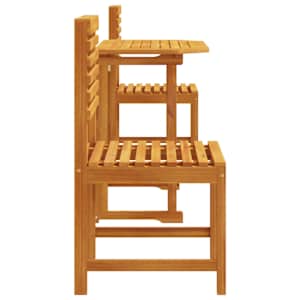 Zahradní bistro set 3 pcs Hnědá Masivní akátové dřevo - obrázek 8
