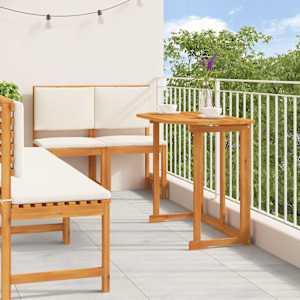 Zahradní bistro set 5 pcs Hnědá Masivní akátové dřevo