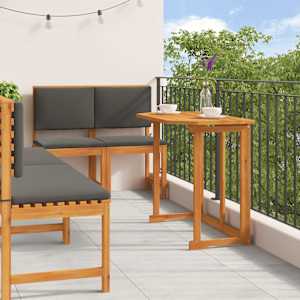 Vrtnik Bistro Set 5 pcs Rjava Masiven les akacije