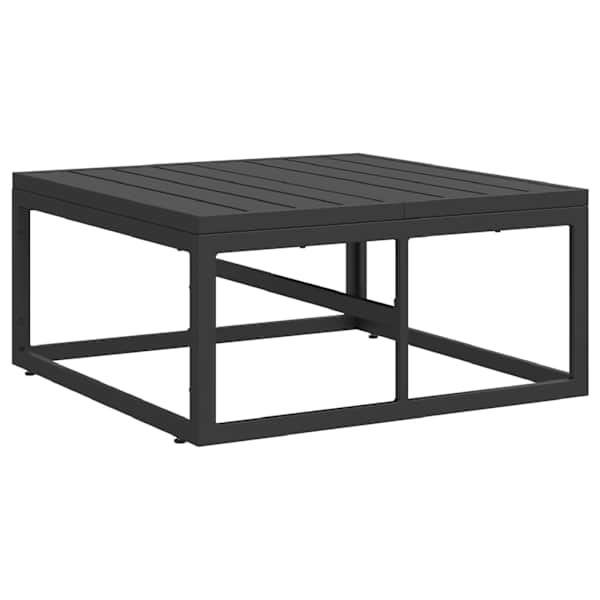 vidaXL V&auml;lik M&ouml;&ouml;bel Metall Must 70 x 70 x 32 cm