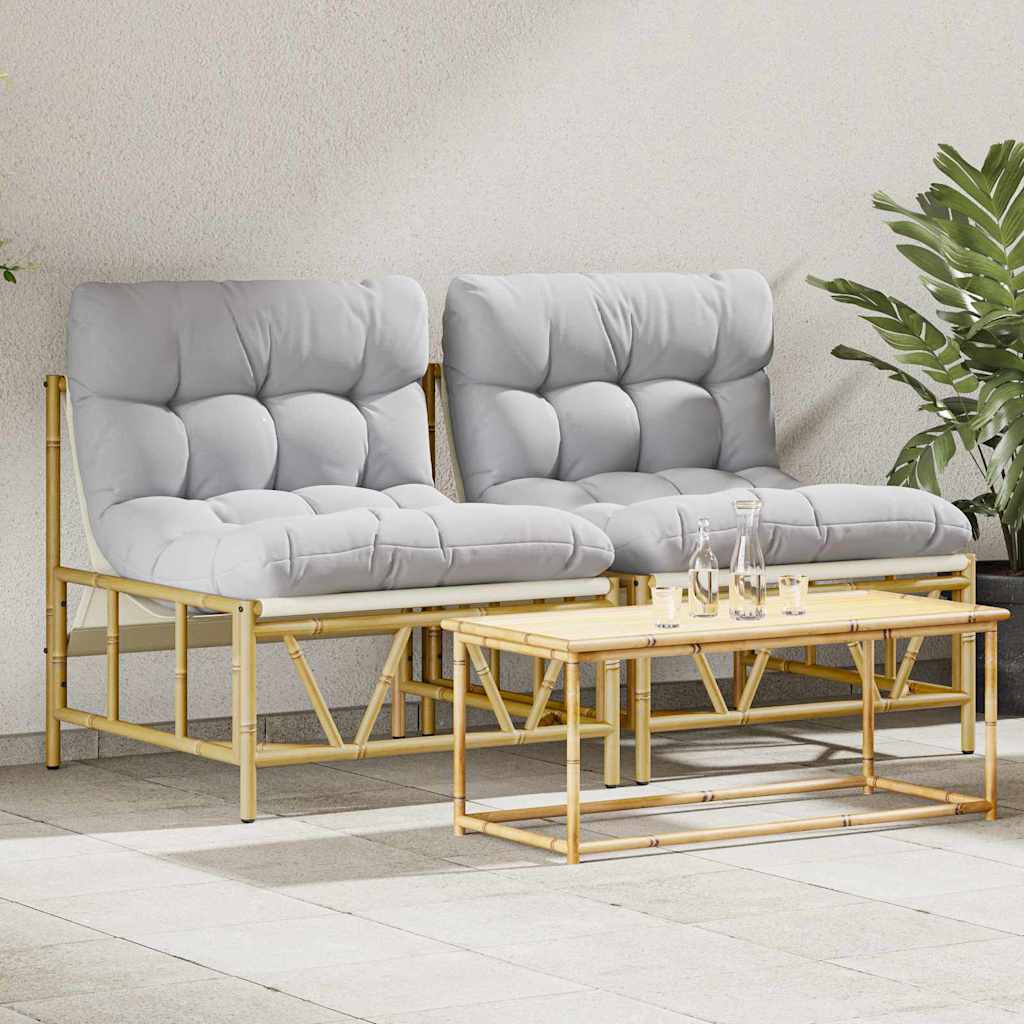 Puutarhan Rentoutumistuolit 2 kpl tyynyllä 60x80x71 cm Teräs