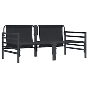 Venkovní nábytek 2 pcs Antracit 80 x 80 x 71 cm Ocel - obrázek 4