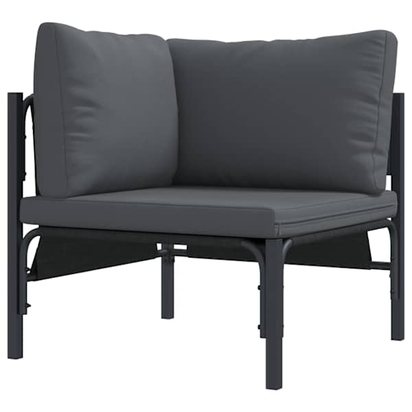 vidaXL V&auml;lik M&ouml;&ouml;bel padjaga padjaga Antratsiit 80 x 80 x 71 cm Teras