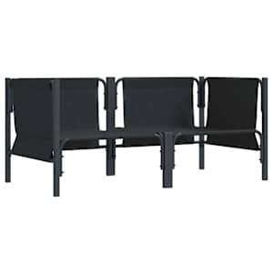 Venkovní nábytek 2 pcs Antracit 80 x 80 x 71 cm Ocel - obrázek 4
