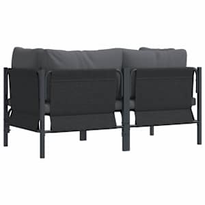 Venkovní nábytek 2 pcs Antracit 80 x 80 x 71 cm Ocel - obrázek 7