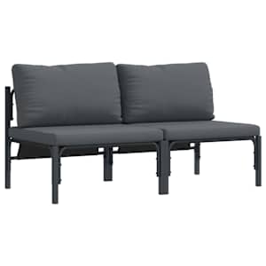 Venkovní nábytek 2 pcs Antracit 80 x 80 x 71 cm Ocel - obrázek 2