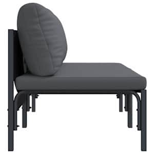 Venkovní nábytek 2 pcs Antracit 80 x 80 x 71 cm Ocel - obrázek 6