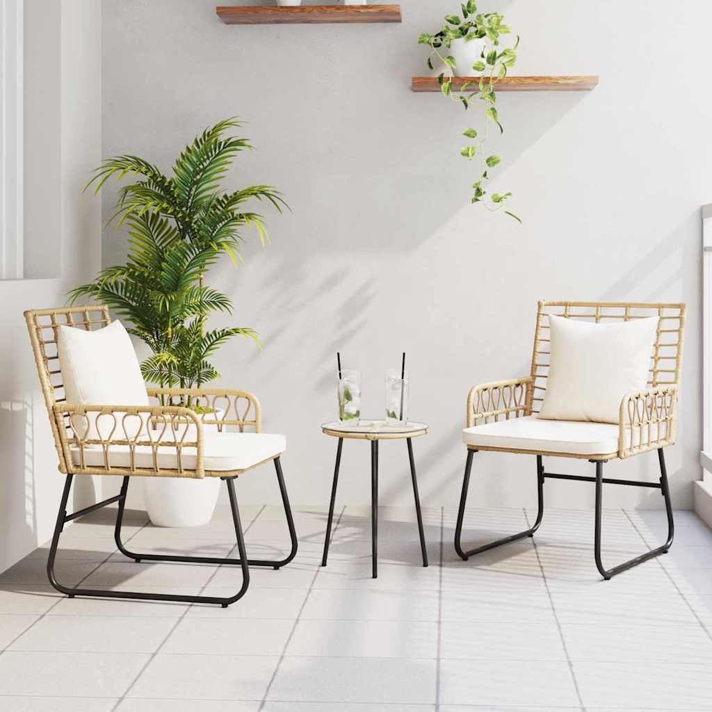 Piharuokailu setti 3 pcs Musta, Antrasiitti 35 x 35 x 45 cm