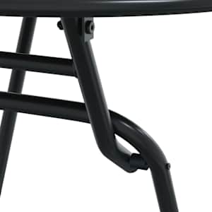 Zahradní bistro set 3 pcs Antracit Ocel - obrázek 9