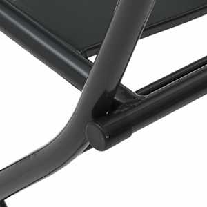 Zahradní bistro set 3 pcs Antracit Ocel - obrázek 8