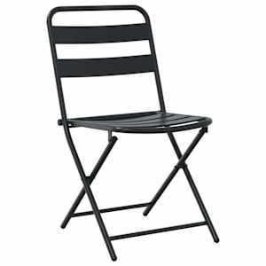 Zahradní bistro set 3 pcs Antracit Ocel - obrázek 5