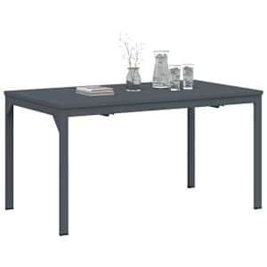 Stůl na terasu Antracit 180 x 80 x 74 cm Práškově lakovaná ocel - obrázek 3