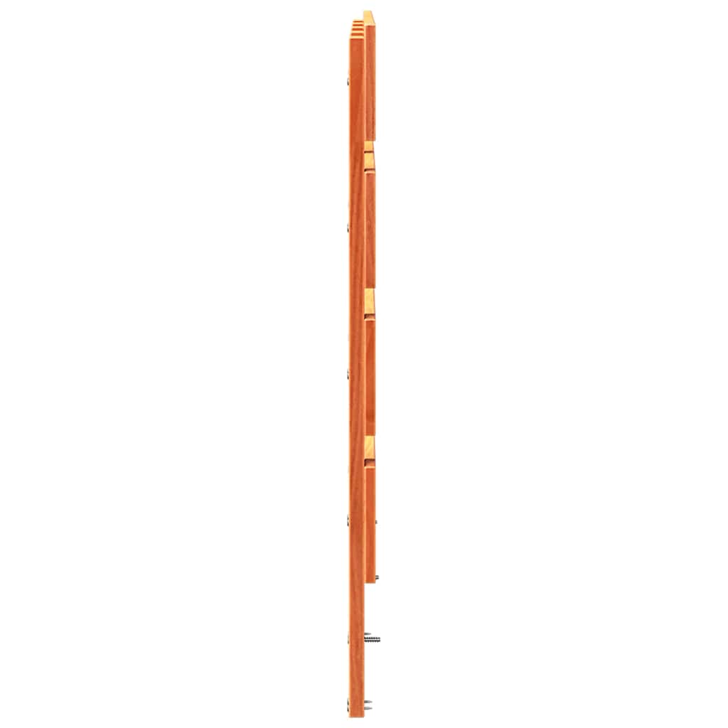 Sängynpääty Vahattu Ruskea 160 cm Massiivipuusta Mänty