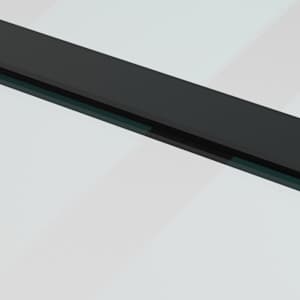 Posuvné dveře se sadou kování černé 90x205 cm ESG Glass - obrázek 8