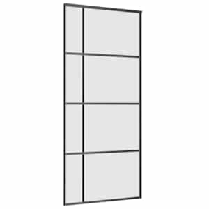 Posuvné dveře se sadou kování černé 90x205 cm ESG Glass - obrázek 5