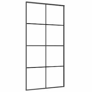 Posuvné dveře se sadou kování černé 102,5x205 cm ESG Glass - obrázek 5