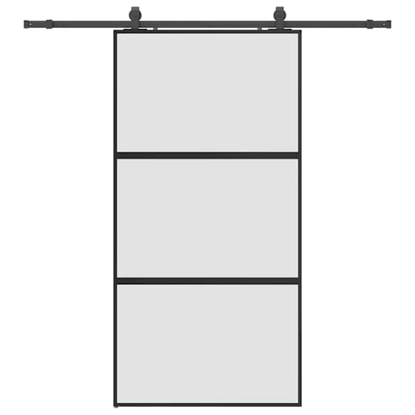vidaXL l&uuml;kanduks riistvara komplektiga must 102,5x205 cm
