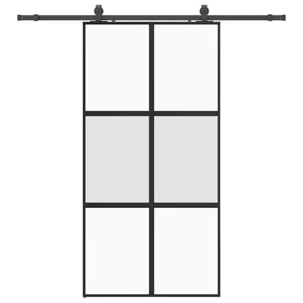 vidaXL l&uuml;kanduks riistvara komplektiga must 102,5x205 cm