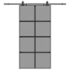 vidaXL l&uuml;kanduks riistvara komplektiga must 102,5x205 cm