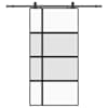 vidaXL l&uuml;kanduks riistvara komplektiga must 102,5x205 cm