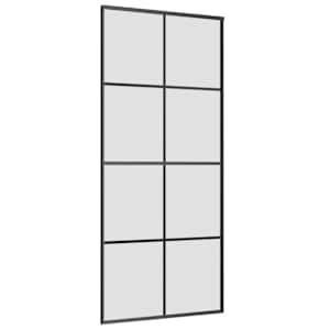 Posuvné dveře se sadou kování černé 90x205 cm ESG Glass - obrázek 5