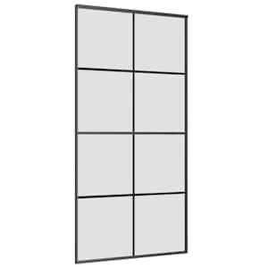 Posuvné dveře se sadou kování černé 102,5x205 cm ESG Glass - obrázek 5