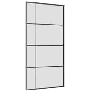 Posuvné dveře se sadou kování černé 102,5x205 cm ESG Glass - obrázek 5