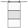 vidaXL l&uuml;kanduks riistvara komplektiga must 102,5x205 cm