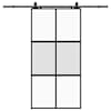 vidaXL l&uuml;kanduks riistvara komplektiga must 102,5x205 cm