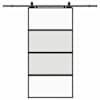 vidaXL l&uuml;kanduks riistvara komplektiga must 102,5x205 cm