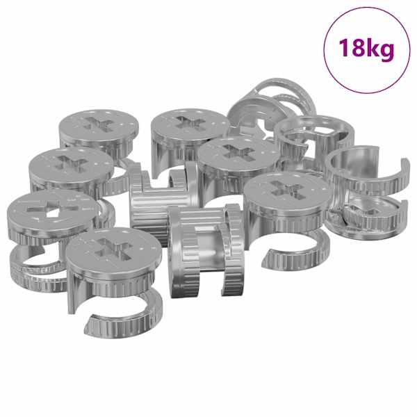 vidaXL Kamlock mutrid 4000 tk H&otilde;bedane Metall