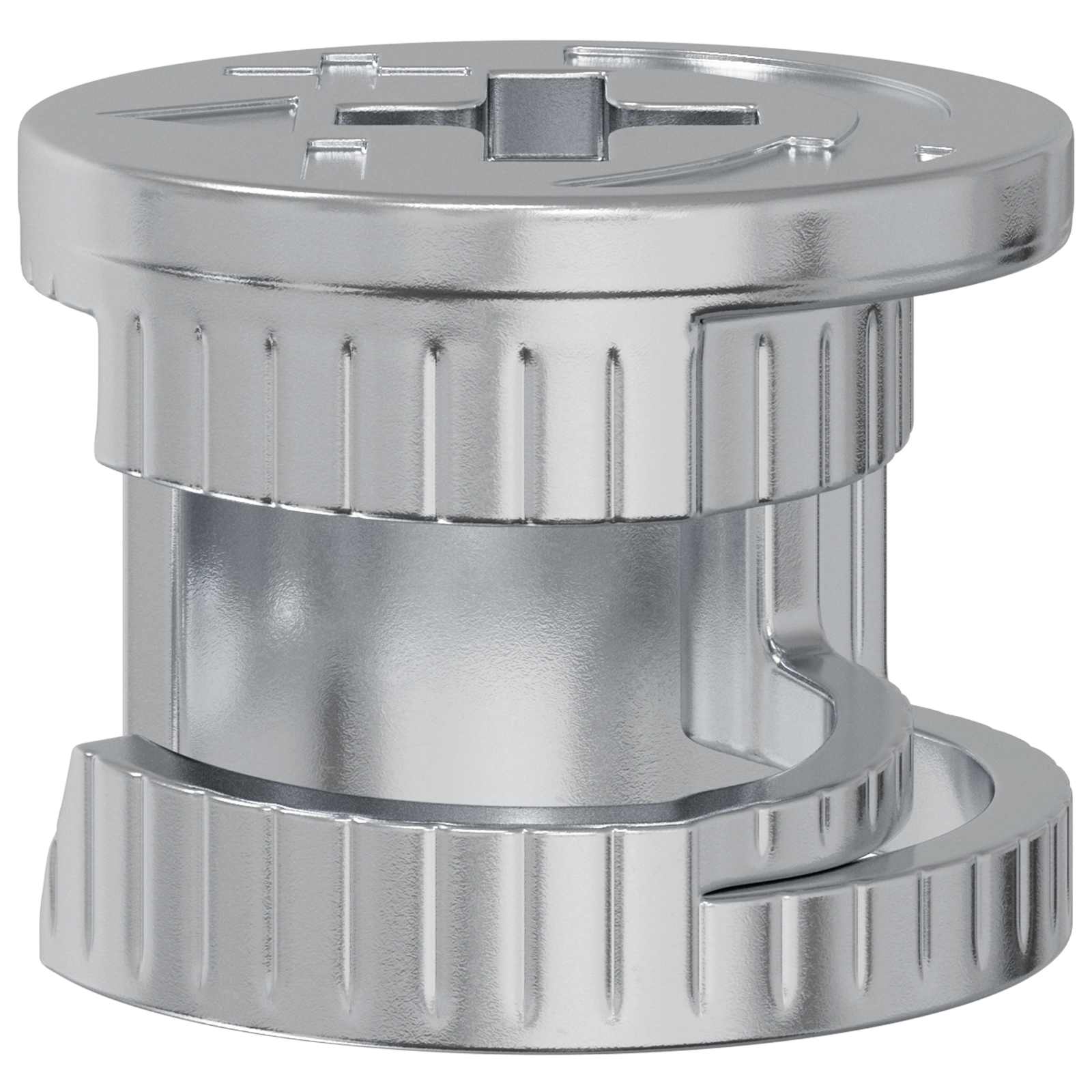 Thumbnail - vidaXL Zapfenschloss-Muttern 4000 pcs Silber Stahl