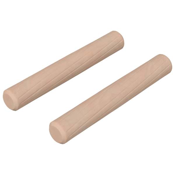 vidaXL Puitpulk 2 tk Naturaalne &Oslash; 6 x 40 mm Massiivne puu