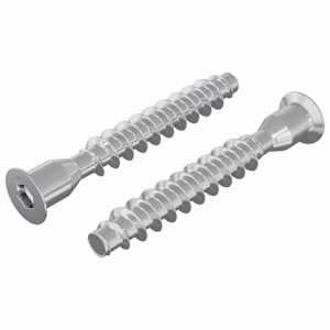 Confirmat šrouby 2 pcs Stříbrná Ø7 x 50 mm Kov - obrázek 2