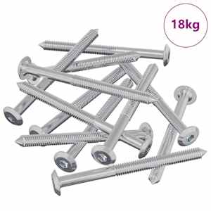 Nábytkové šrouby 1200 pcs Stříbrná Ocel - obrázek 3