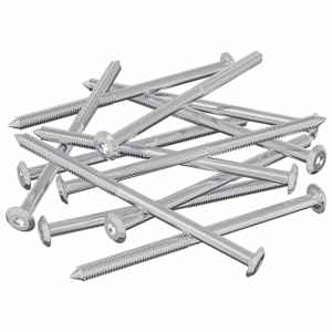 Nábytkové šrouby 12 pcs Stříbrná M6 x 100 mm Ocel - obrázek 2