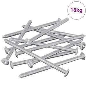 Nábytkové šrouby 1000 pcs Stříbrná Ocel - obrázek 3