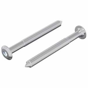 Šroub 2 pcs Stříbrná M6 x 60 mm Ocel - obrázek 2