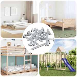 Vijak 12 pcs srebrna M6 x 60 mm Jeklo