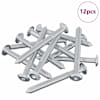 vidaXL Kinnitus 12 tk H&otilde;bedane M6 x 60 mm Teras