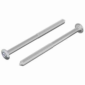 Šroub 2 pcs Stříbrná M6 x 85 mm Ocel - obrázek 2