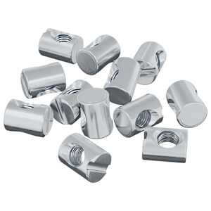 Plechové matice 3462 pcs Stříbrná M6 x 13 mm Kov - obrázek 2