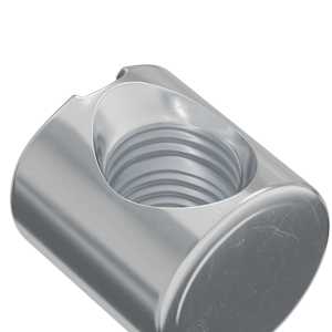 Plechové matice 12 pcs Stříbrná M6 x 12 mm Kov - obrázek 5