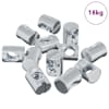 vidaXL Barrel Mutter 3462 tk H&otilde;bedane M6 x 13 mm Raud